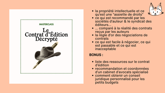 LE CONTRAT D'ÉDITION DÉCRYPTÉ