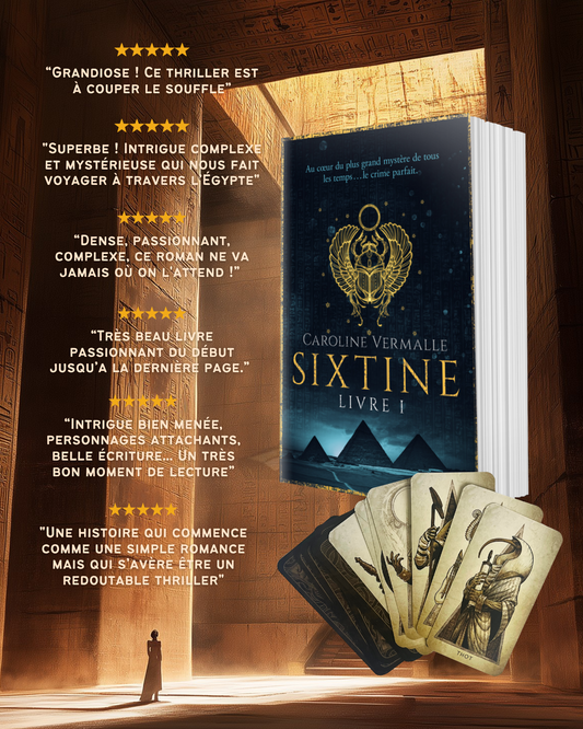 Pack Découverte (ebooks) : SIXTINE Livre I & L'Oracle Égyptien au format numérique + le jeu 22 cartes