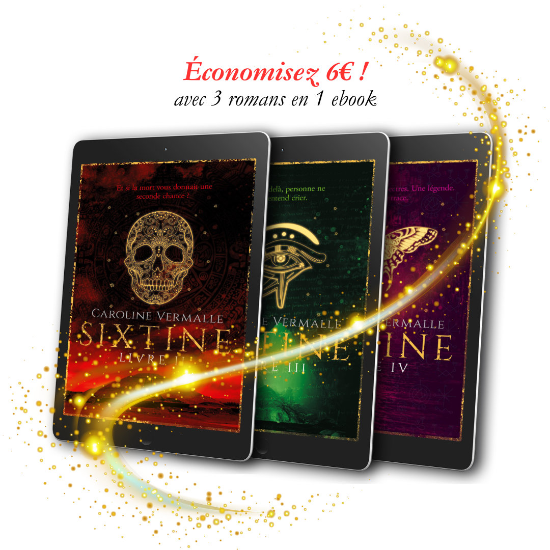 SIXTINE Livres II-III-IV Bundle de 3 romans