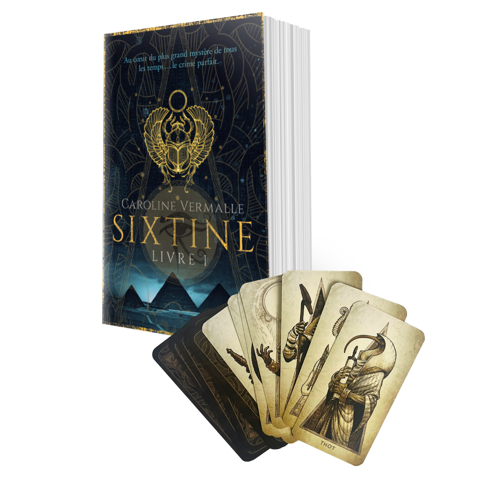 Bundle SIXTINE Livre I + L'Oracle Égyptien de Lanaa Steele (format papier) + jeu 22 cartes